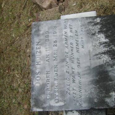 OOSTHUIZEN Jakobus Christiaan 1889-1918