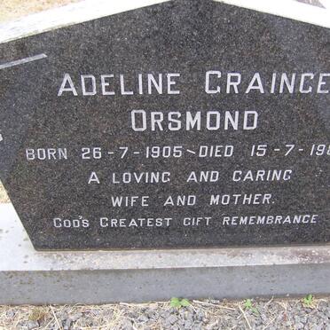 ORSMOND Adeline Grainger 1905-1980