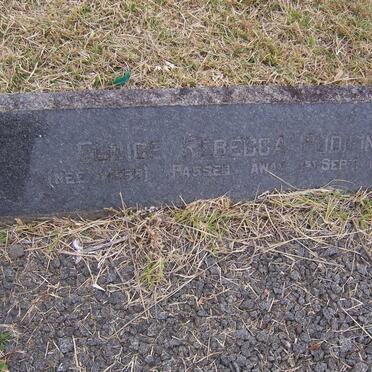 PUDIFIN Eunice Rebecca nee WEBB -1956