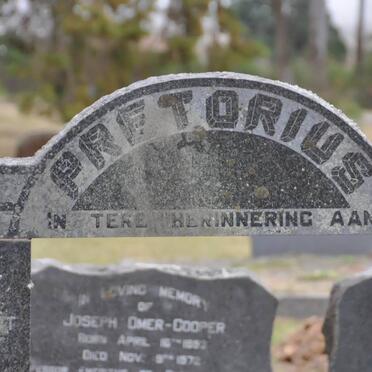 PRETORIUS Johannes Lodewikus 1901-1972 &amp; Maria Johanna 1906-1993