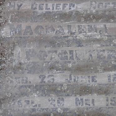 POTGIETER Magdalena J. 1895-1906