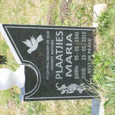 PLAATJIES Maria 1945-2010