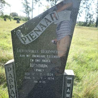 PIENAAR Hendrik 1924-1974 &amp; Sara Maria 1927-2005 :: PIENAAR Marthinus Jacobus Potgieter 1957-2015