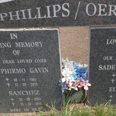 PHILLIPS Euphirmo Gavin 1980-2010 :: PHILLIPS Sanchez 2004-2010 :: OERSON Sade Mello-Zane 1986-2010 :: OERSON Euphraim 2009-2010