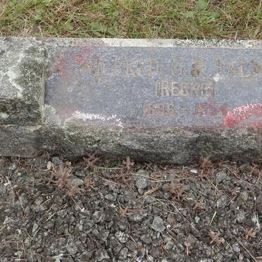 PALMER Wilfred G.R. 1886-1954 &amp; F.M. 1892-1968