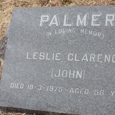 PALMER Leslie Clarence -1975