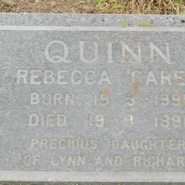 QUINN Rebecca Carey 1991-1991