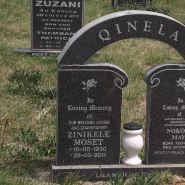 QINELA Zinikele Moset 1930-2011 &amp; Nokozi May 1935-2012