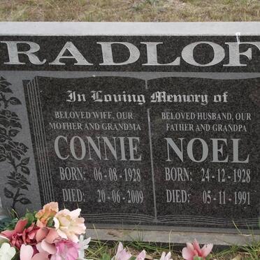 RADLOFF Noel 1928-1991 &amp; Connie 1928-2009