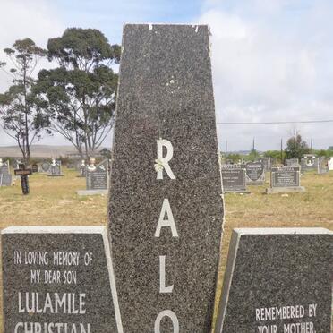 RALO Lulamile Christian 1973-2000