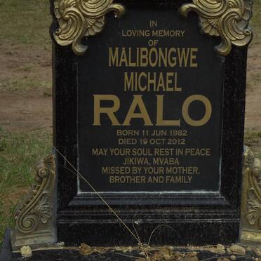 RALO Malibongwe Michael 1982-2012