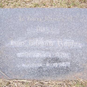 RAYNER John William 1874-1954