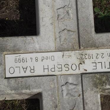 RALO Mutile Joseph 1932-1999