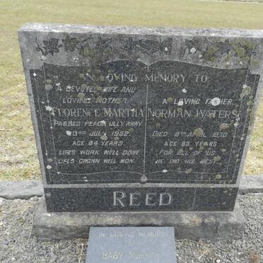 REED Norman Waters -1970 &amp; Florence Martha -1952 aged 83 &amp; 64.JPG