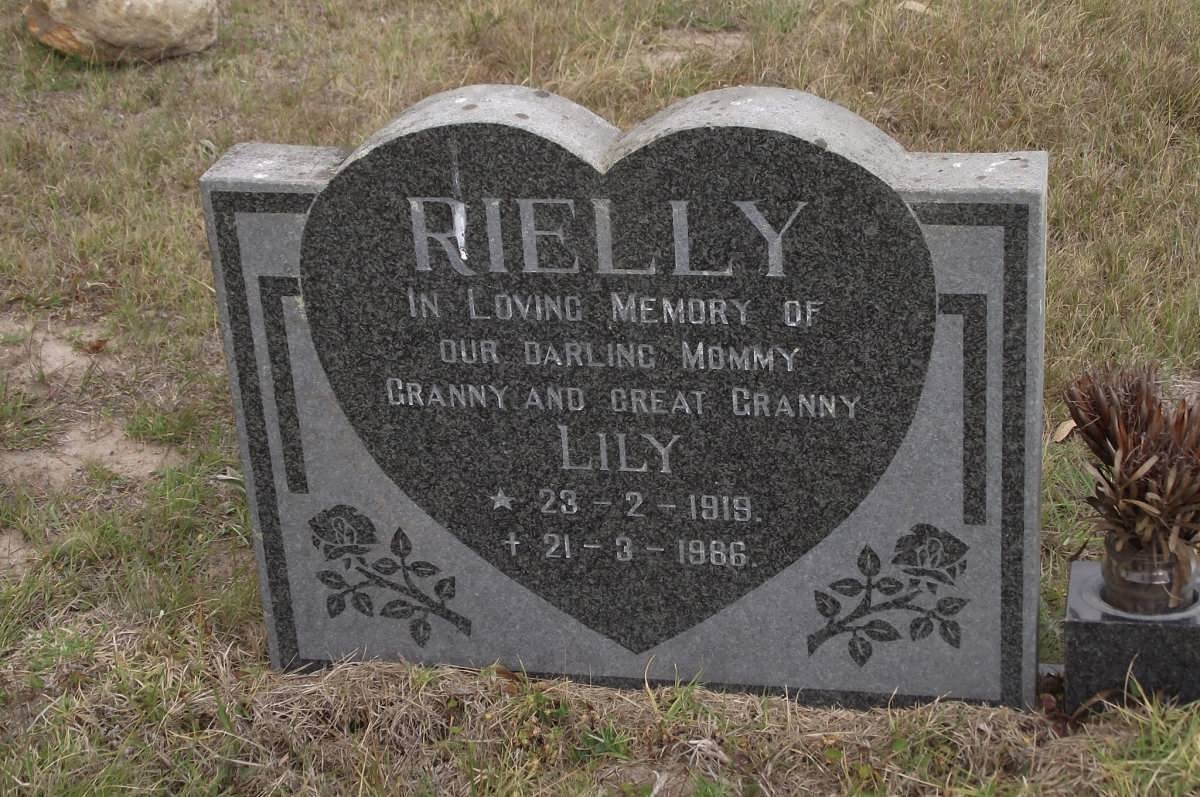 RIELLY Lily 1919-1986