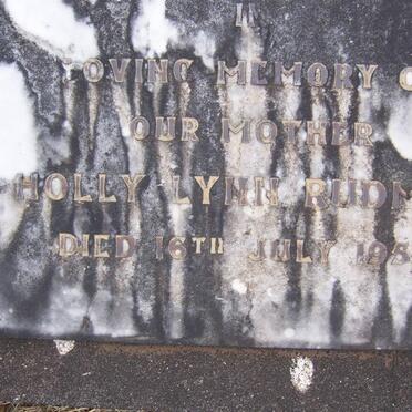 RUDMAN Holly Lynn -1954