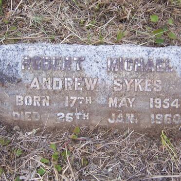 SYKES Robert Michael Andrew 1954-1960