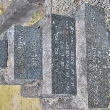 SHEARD Charles Henry -1943 &amp; Gladys Jeanette E. -1970