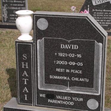 SHATAI David 1921-2003