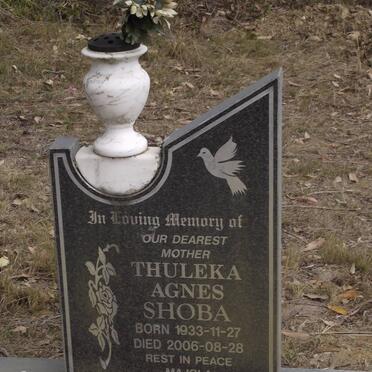 SHOBA Thuleka Agnes 1933-2006