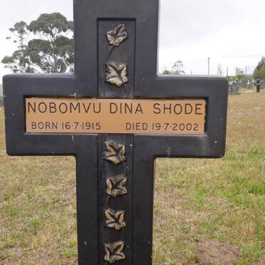 SHODE Nobomvu Dina 1915-2002