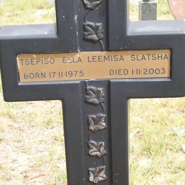 SLATSHA Tsepiso Ella Leemisa 1975-2003