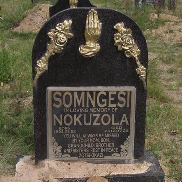 SOMNGESI Nokuzola 1952-2012