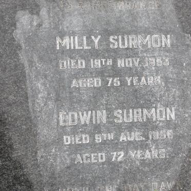 SURMON Edwin -1956 &amp; Milly -1953