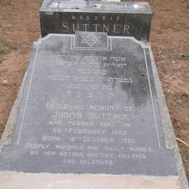 SUTTNER Judith 1920-1968