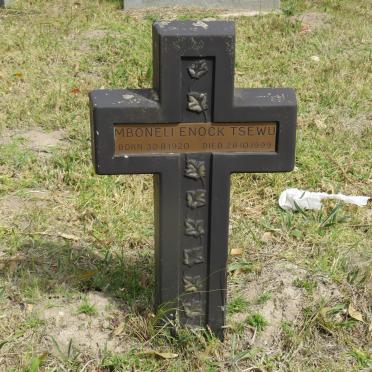 TSEWU Mboneli Enock 1920-1999
