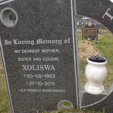 TSHIKILA Xoliswa 1962-2011