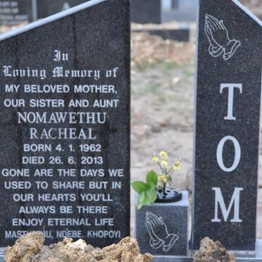 TOM Nomawethu Racheal 1962-2013