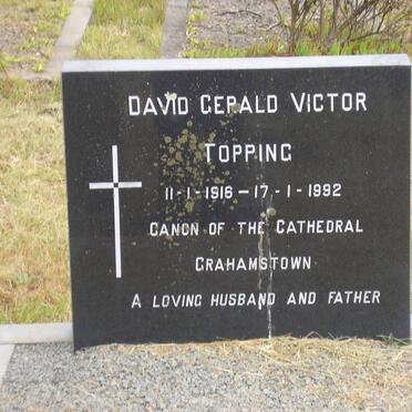 TOPPING David Gerald Victor 1916-1992