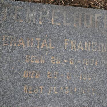TEMPELHOFF Chantal Francine 1871-1987