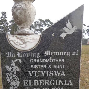 TAFANE Vuyiswa Elberginia 1934-2004