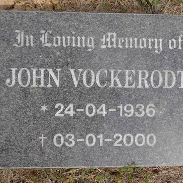 VOCKERODT John 1936-2000