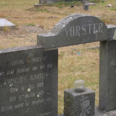 VORSTER Cornelius Ignatius 1889-1964 &amp; Henrietta Barbara 1900-1978