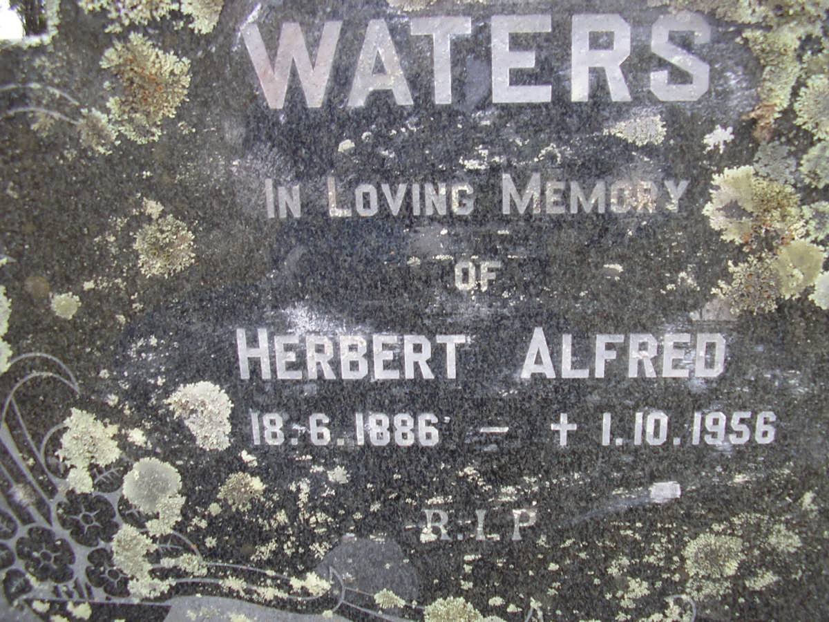 WATERS Herbert Alfred 1886-1956
