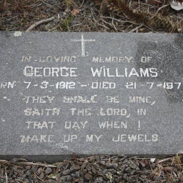 WILLIAMS George 1912-1975