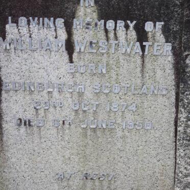 WESTWATER William 1874-1950