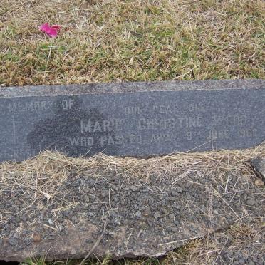 WEBB Marie Christine -1966