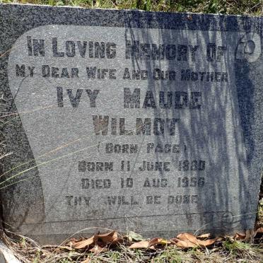 WILMOT Ivy Maude nee PAGE 1880-1956
