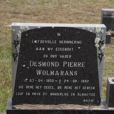 WOLMARANS Desmond Pierre 1952-1992
