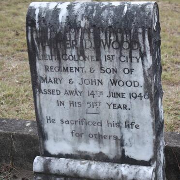 WOOD Walter D. -1946