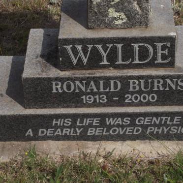 WYLDE Ronald Burns 1913-2000