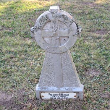 HENSLEY Alroy E. -1962