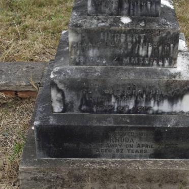 ZIMMERMAN Herbert -1918 &amp; Rhoda -1965