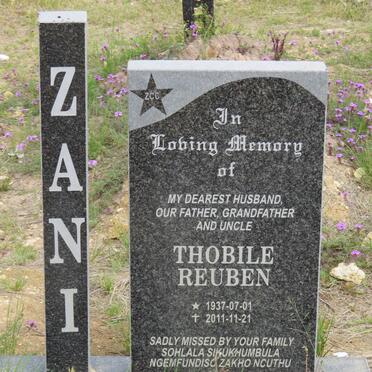 ZANI Thobile Reuben 1937-2011