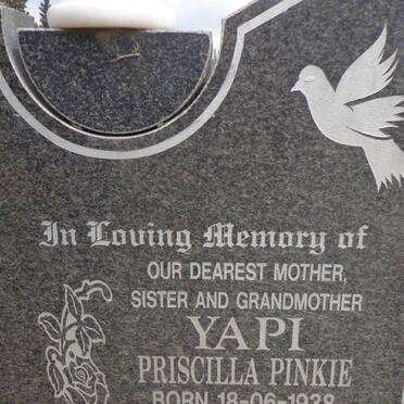 YAPI Priscilla Pinkie 1938-2011