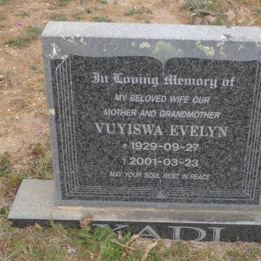 YADI Vuyiswa Evelyn 1929-2001